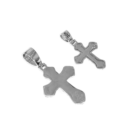 Cross Pendants Full Of Diamonds and Sterling Silver