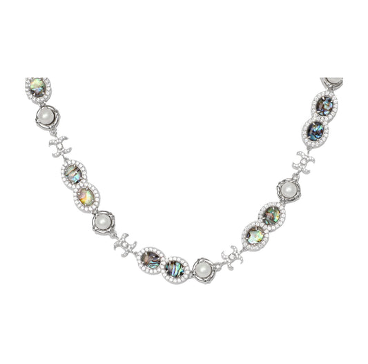 Baroque style bionic pearl luxury necklace